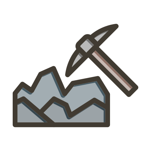 minería Generic color lineal-color icono