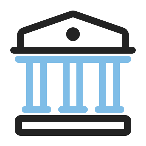 은행 Generic color outline icon
