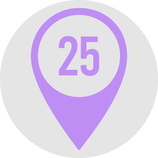 25 Generic color fill icon