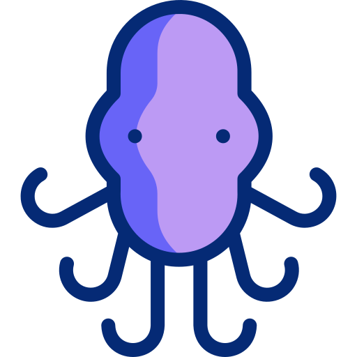 Squid Basic Accent Lineal Color icon