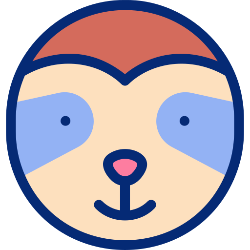 Sloth Basic Accent Lineal Color icon