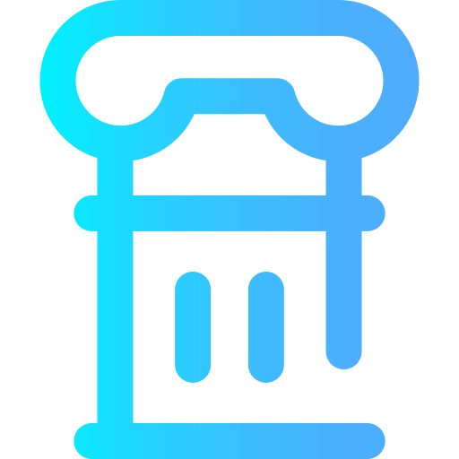 columna Super Basic Omission Gradient icono