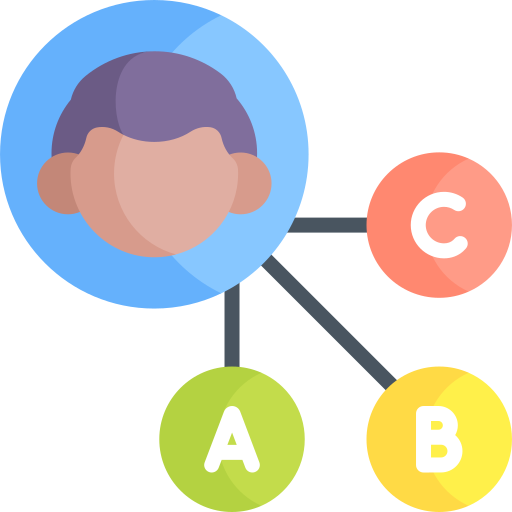 Segmentation Kawaii Flat icon