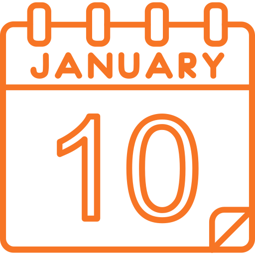 January Generic color outline icon