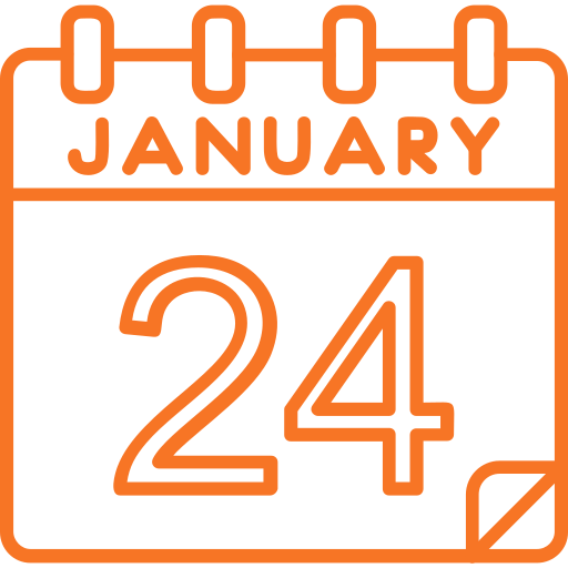 January Generic color outline icon