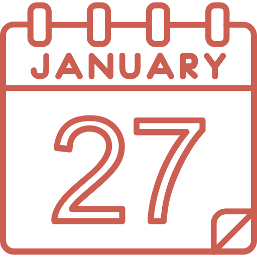 January Generic color outline icon
