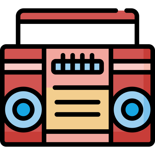 라디오 Special Lineal color icon