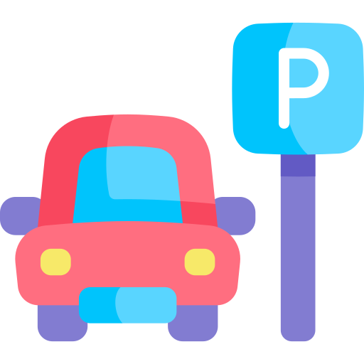 Parking Kawaii Flat icon