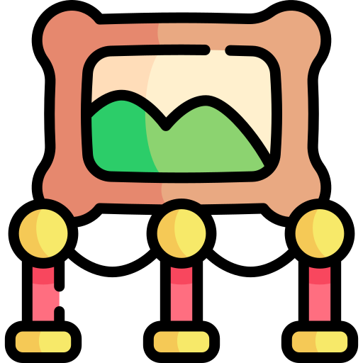 cuadro Kawaii Lineal color icono