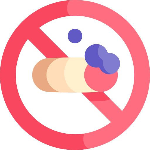 No smoking Kawaii Flat icon