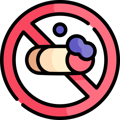 Курение запрещено Kawaii Lineal color иконка