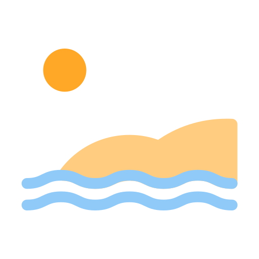 Beach Generic color fill icon