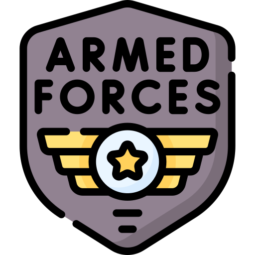 Вооруженные силы Special Lineal color иконка