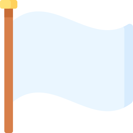 bandera blanca Special Flat icono