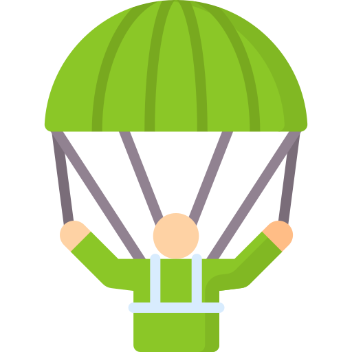 Paratrooper Special Flat icon