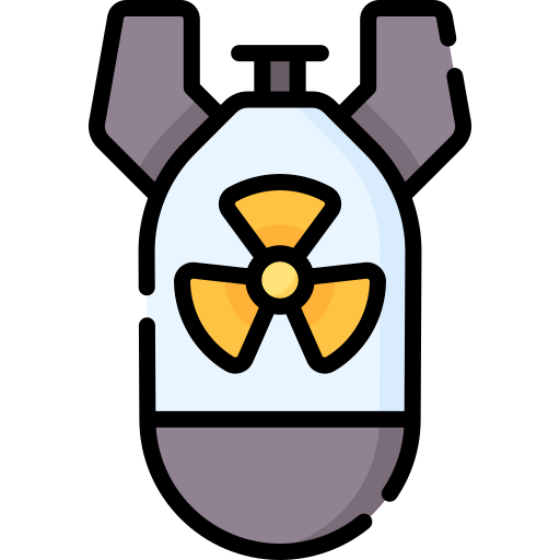 bomba jądrowa Special Lineal color ikona