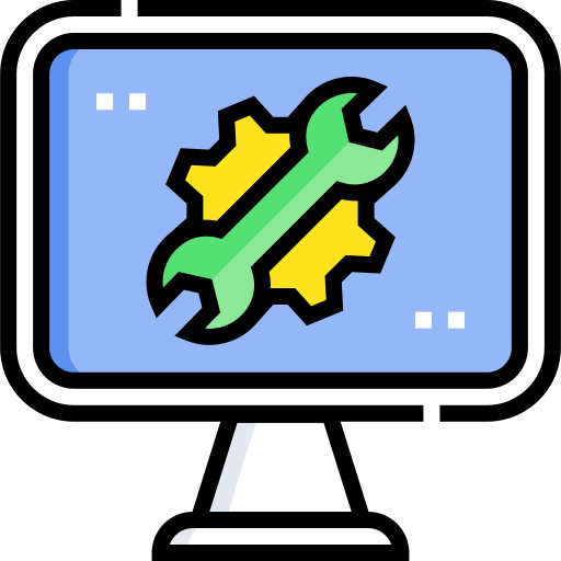 computadora Detailed Straight Lineal color icono
