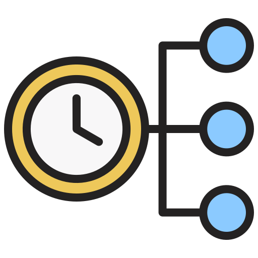 menedżer czasu Generic color lineal-color ikona