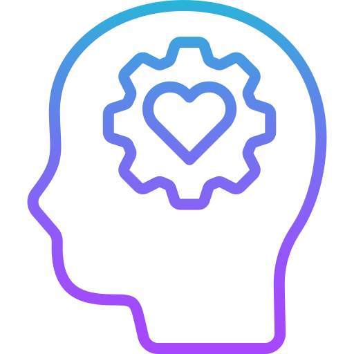 Emotional intelligence Generic gradient outline icon
