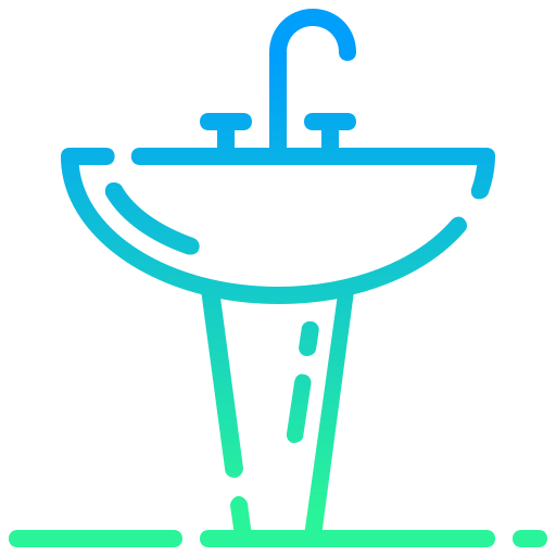 Wash basin Generic gradient outline icon