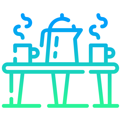 tavolino da caffè Generic gradient outline icona