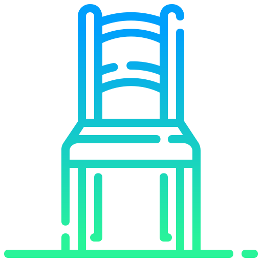 Dining chair Generic gradient outline icon