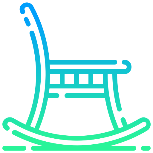 Rocking chair Generic gradient outline icon
