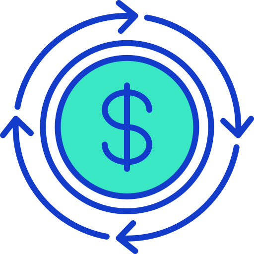 Cashflow Generic color lineal-color icon