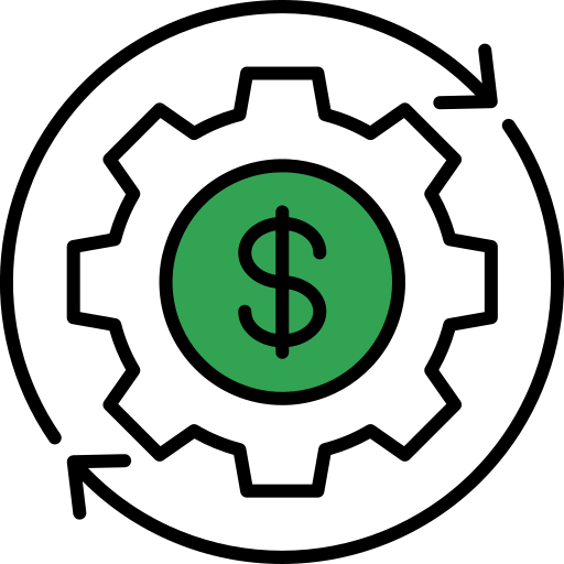 cashflow Generic color lineal-color icon