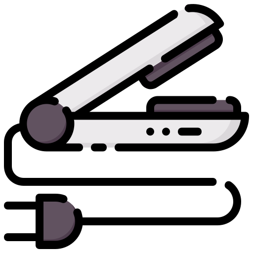 Straightener Generic color lineal-color icon