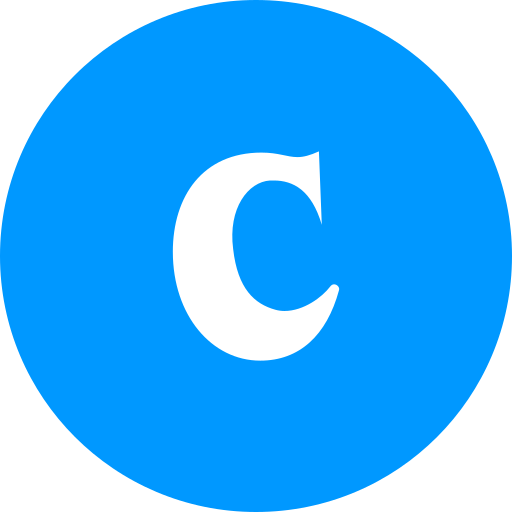 文字c Generic color fill icon