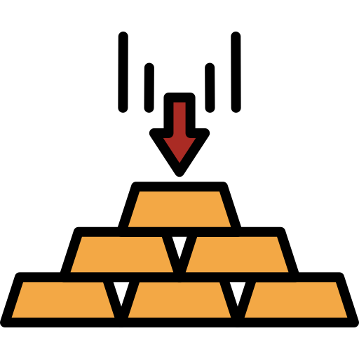 barra de oro Generic color lineal-color icono
