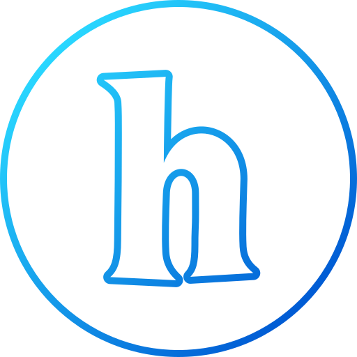 buchstabe h Generic gradient outline icon