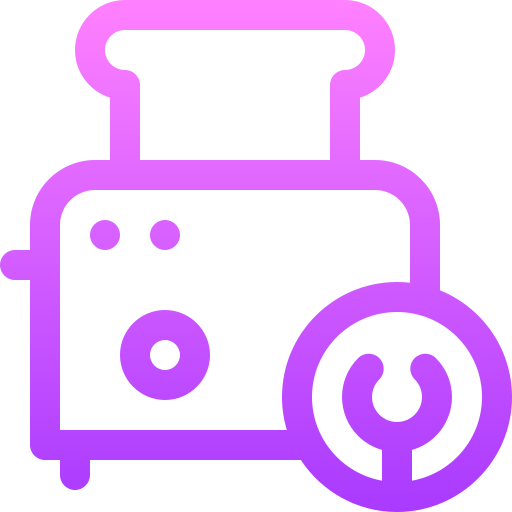 Toaster Basic Gradient Lineal color icon