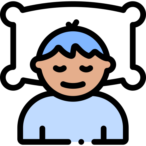 Sleep Detailed Rounded Lineal color icon