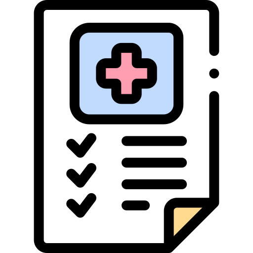 Health check Detailed Rounded Lineal color icon