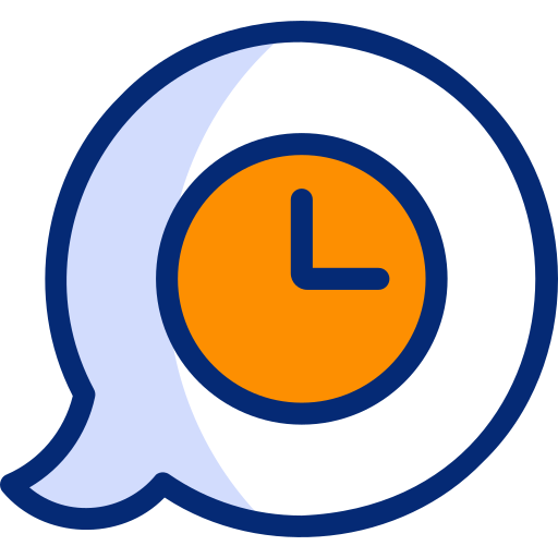 Time Basic Accent Lineal Color icon