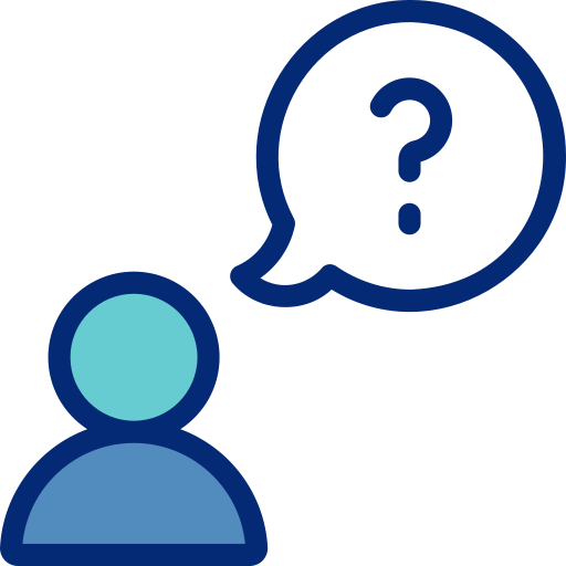 Question Basic Accent Lineal Color icon