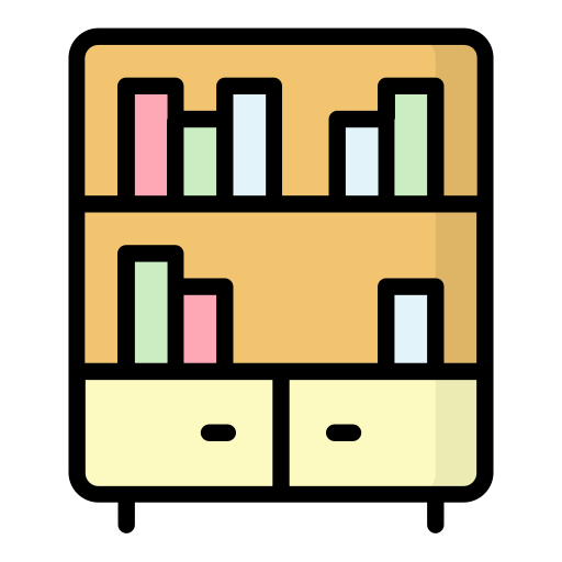 bibliothèque Generic color lineal-color Icône