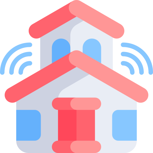 Smart home Kawaii Flat icon