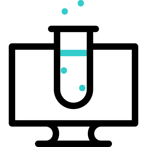 laboratorio virtual Basic Accent Outline icono