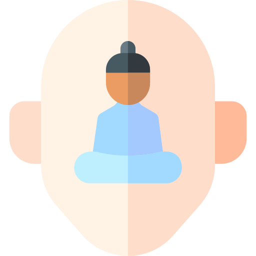 Медитация Basic Rounded Flat иконка