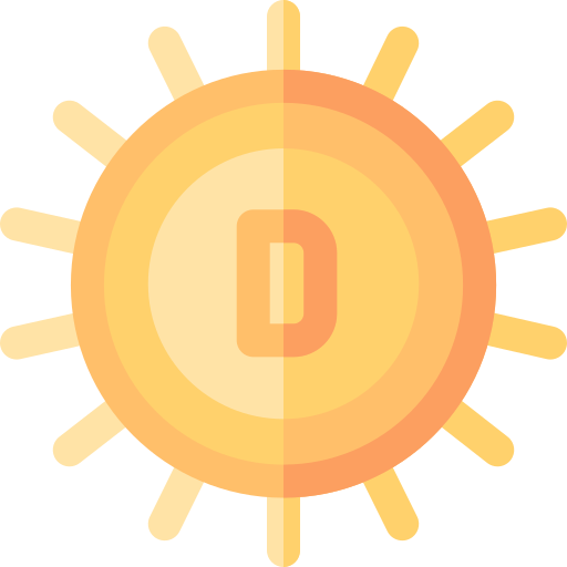 비타민 d Basic Rounded Flat icon