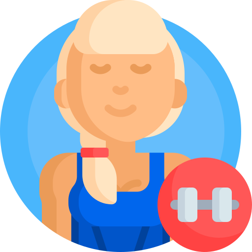 weibliche fitness Detailed Flat Circular Flat icon