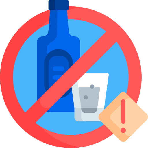 kein alkohol Detailed Flat Circular Flat icon