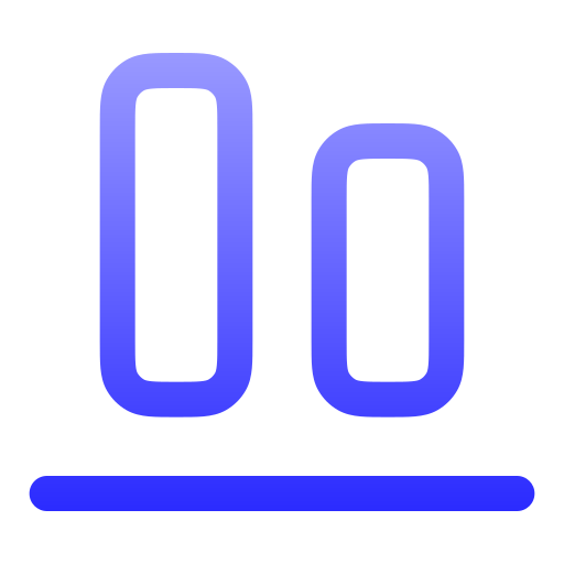 Align Generic gradient outline icon