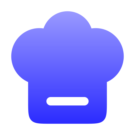 sombrero de cocinero Generic gradient fill icono
