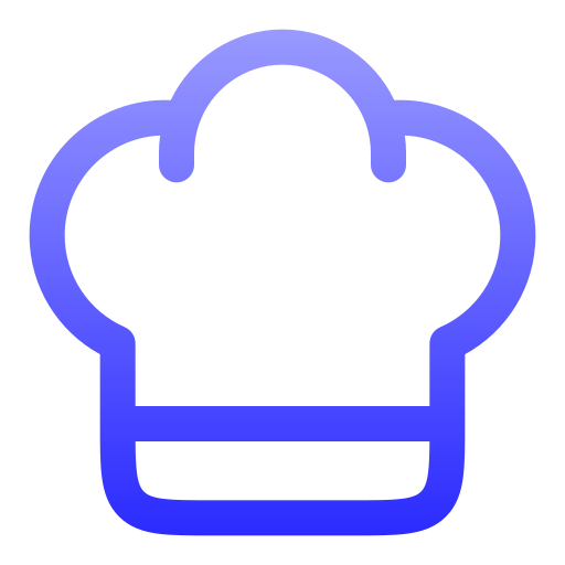 Chef hat Generic gradient outline icon