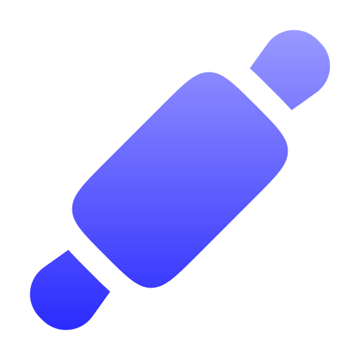 국수 방망이 Generic gradient fill icon