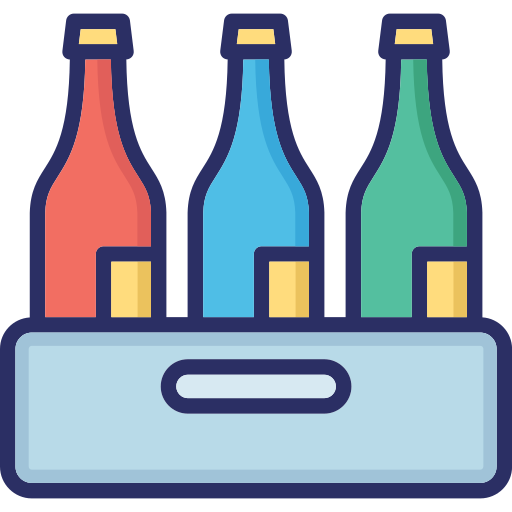 botellas de vino Generic color lineal-color icono
